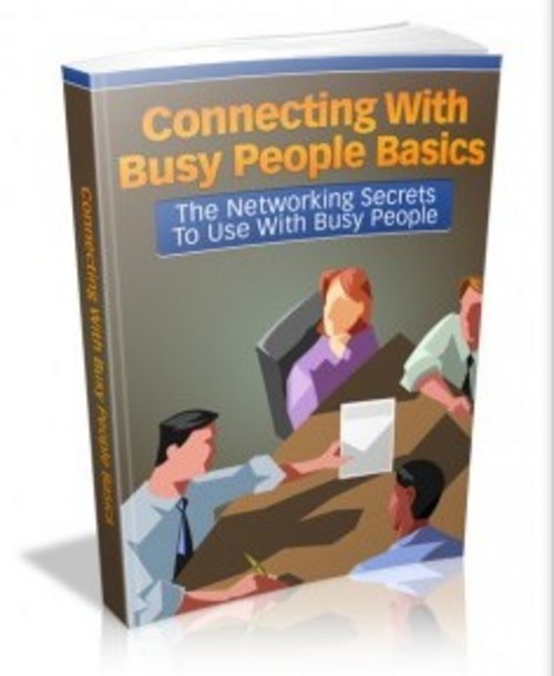 Product picture Connecting With Busy People Basics 