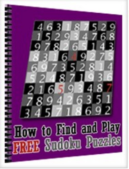 Product picture How to Find and Play Free Sudoku Puzzles