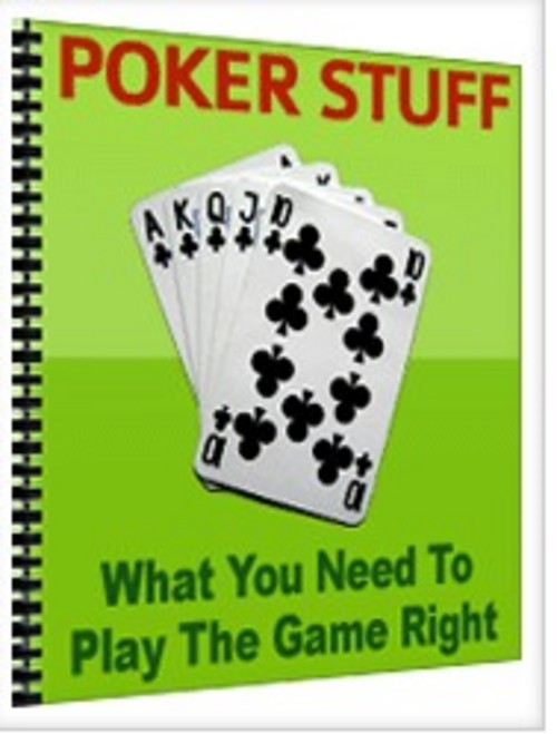 Product picture Poker Stuff What You Need To Play The Game Right