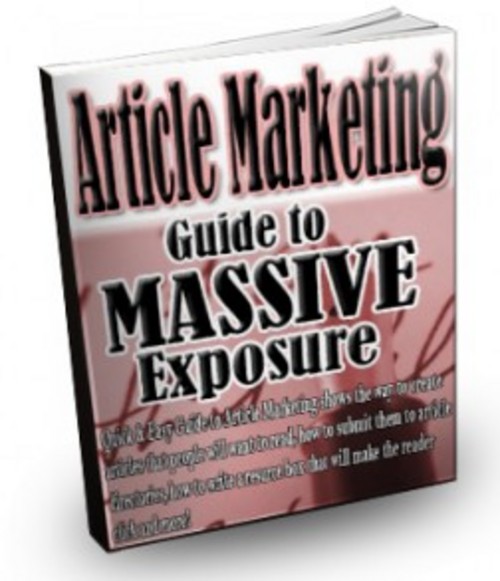 Product picture Article Marketing Guide to Maximum Exposure