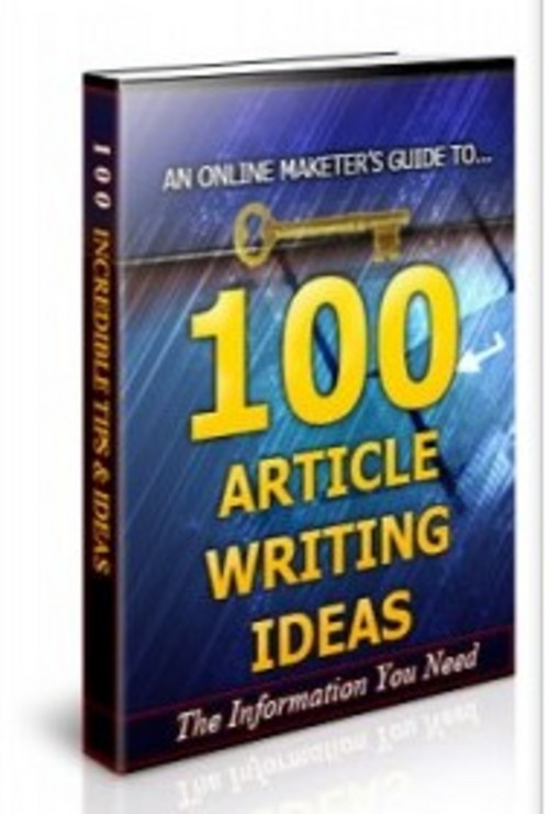 Product picture 100 Article Writing Ideas